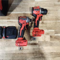 HOUSTON LOCATION - AS - IS Milwaukee 18V Lithium-Ion Brushless Cordless Compact Drill/Impact Combo Kit