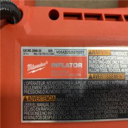 AS-IS Milwaukee 18-Volt Lithium-Ion Cordless Electric Portable Inflator (Tool-Only)