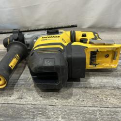 AS-IS DEWALT 20-Volt MAX XR Lithium Ion 1-1/8 in. Cordless SDS-plus Brushless L-Shape Concrete/Masonry Rotary Hammer (Tool-Only)
