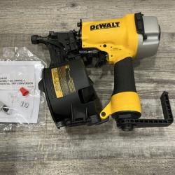 AS-IS DEWALT Pneumatic 15-Degree Coil Corded Siding Nailer
