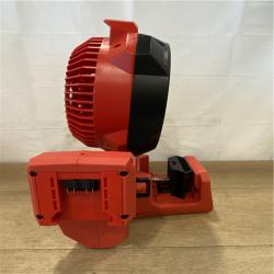 AS IS- MILWAUKEE 18-Volt Lithium-Ion Brushless Cordless Scissor Lift Fan (Tool-Only)