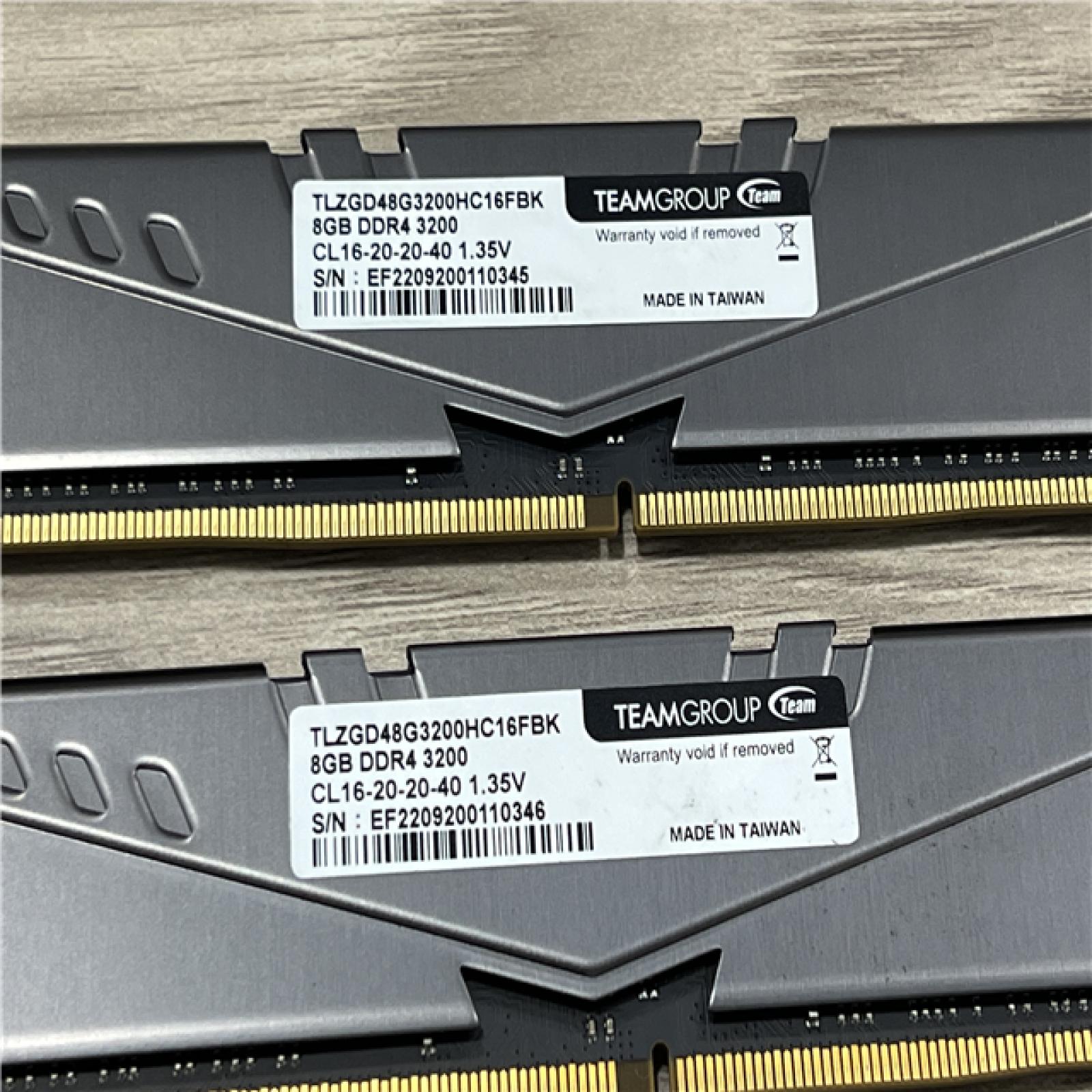 AS-IS Team Group T-Force Vulcan Z DDR4 16GB (2x8GB) 3200MHz