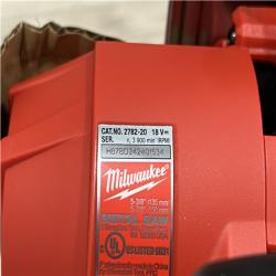 AS-IS Milwaukee  FUEL 18V Lithium-Ion Brushless Cordless Metal Cutting 5-3/8 in. Circular Saw (Tool-Only)