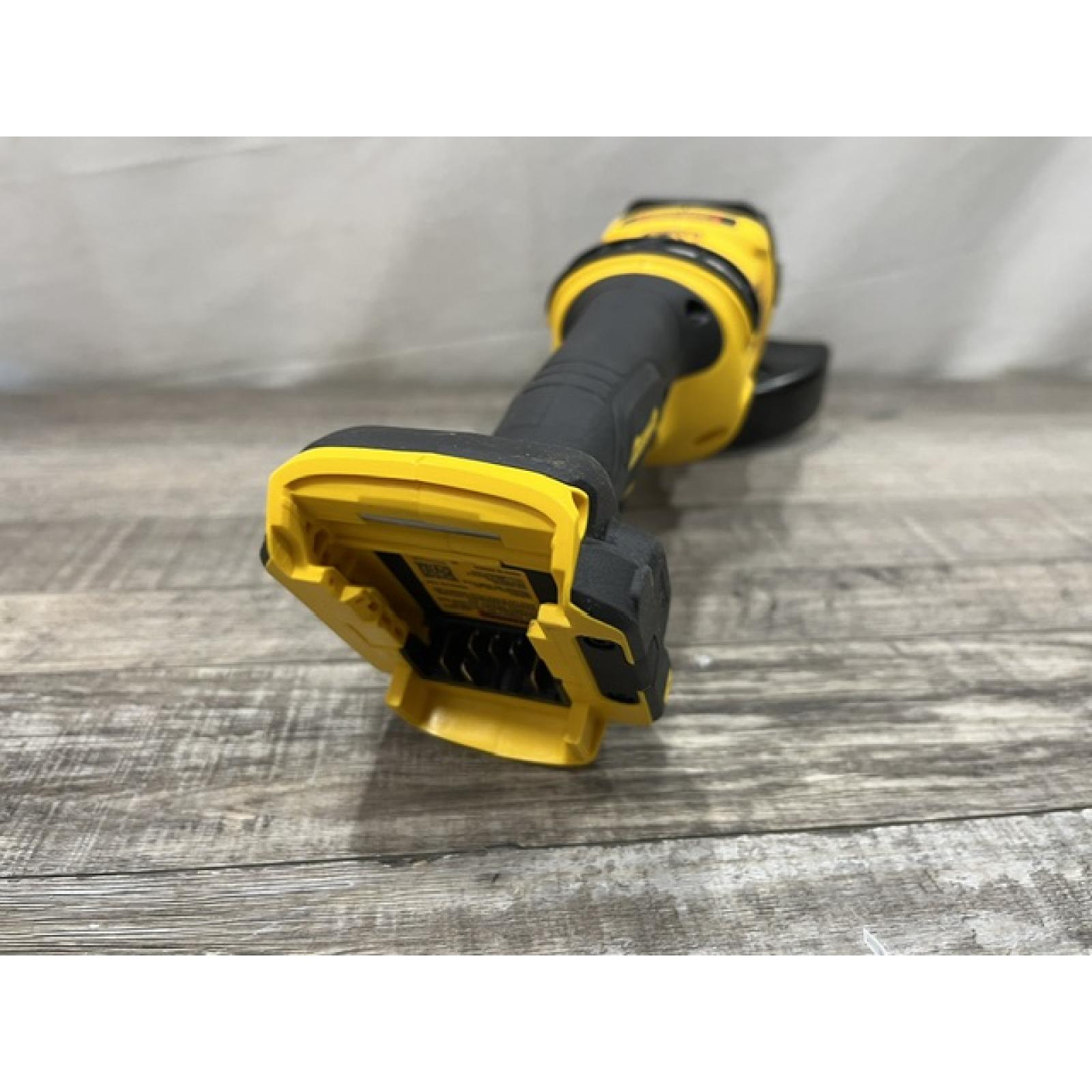 AS-IS DEWALT FLEXVOLT 60V MAX Cordless Brushless 4.5 in. to 6 in. Small Angle Grinder with Kickback Brake (Tool Only)
