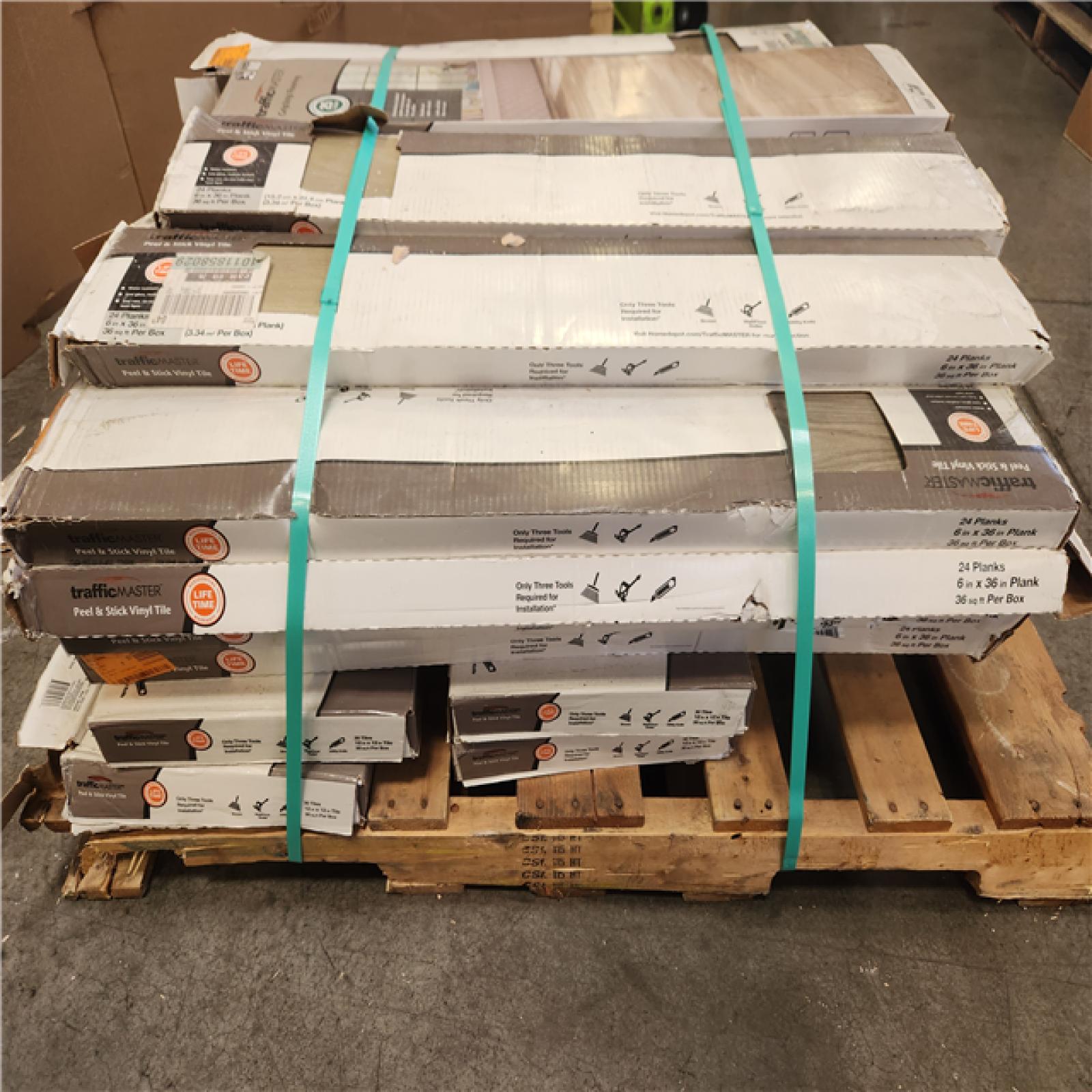 Phoenix Mixed Traffic Master Flooring Pallet (34-Pieces)