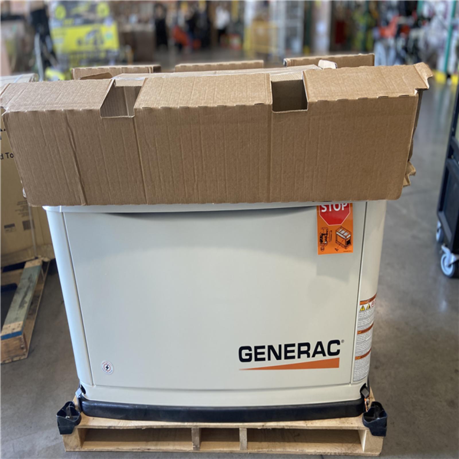 DALLAS LOCATION - Generac 26 000 Watt - Dual Fuel Air- Cooled Whole House Home Standby Generator