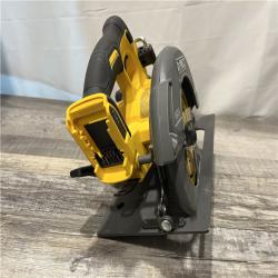 AS-IS DEWALT FLEXVOLT 60V MAX Cordless Brushless 7-1/4 in. Circular Saw with Brake (Tool Only)
