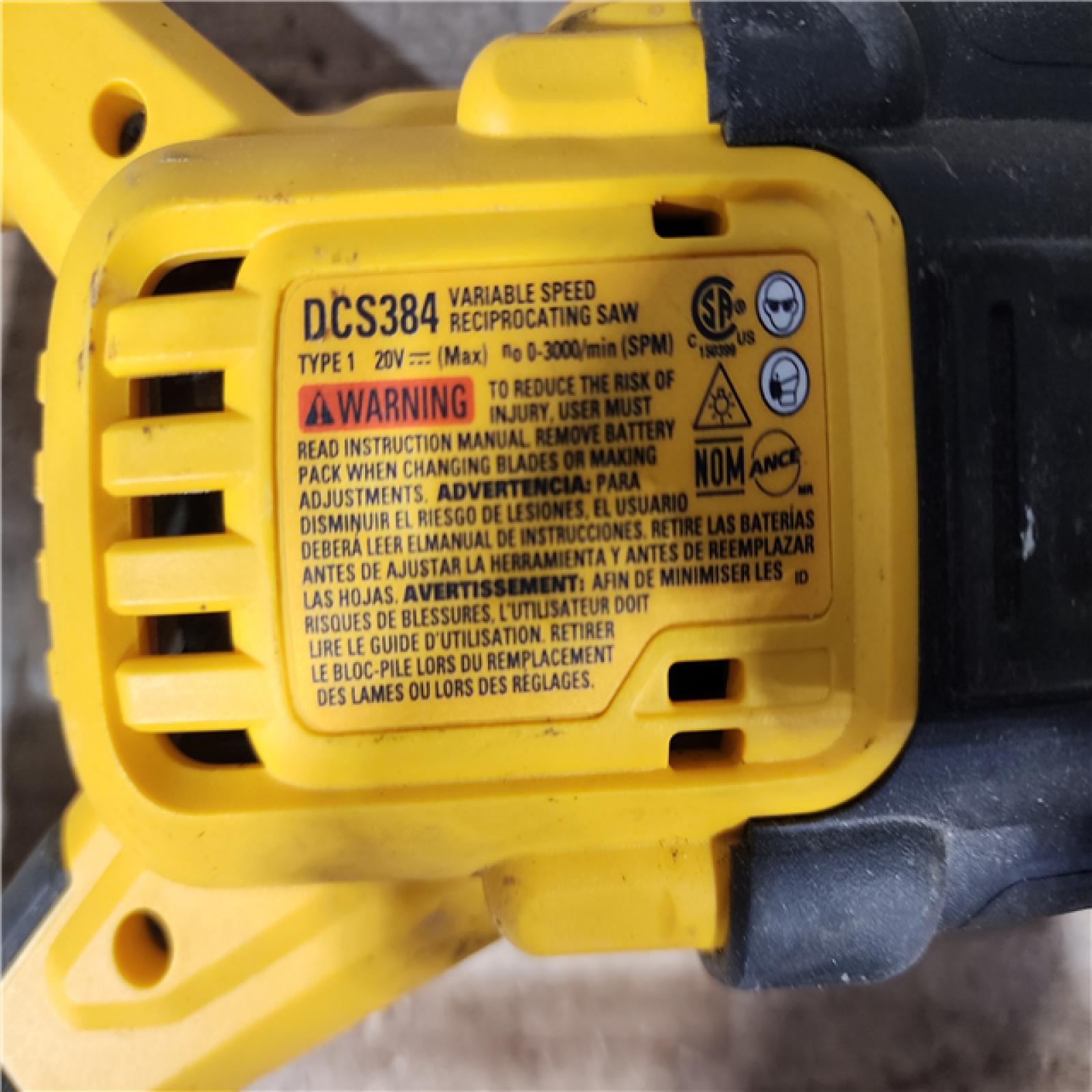 HOUSTON LOCATION - AS - IS DEWALT 20-Volt XR Cordless Reciprocating Saw (Tool Only)