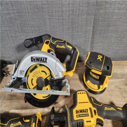HOUSTON LOCATION - AS-IS DEWALT 7 TOOL COMBO KIT W/ (2) BATTERY & CHARGER