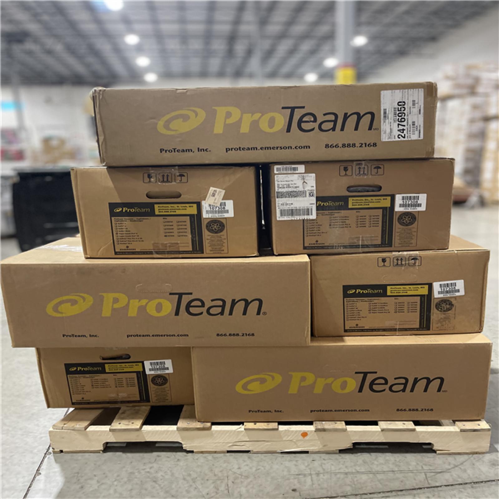 DALLAS LOCATION - ProTEAM® MIXED Vacuum PALLET-(10 UNITS)