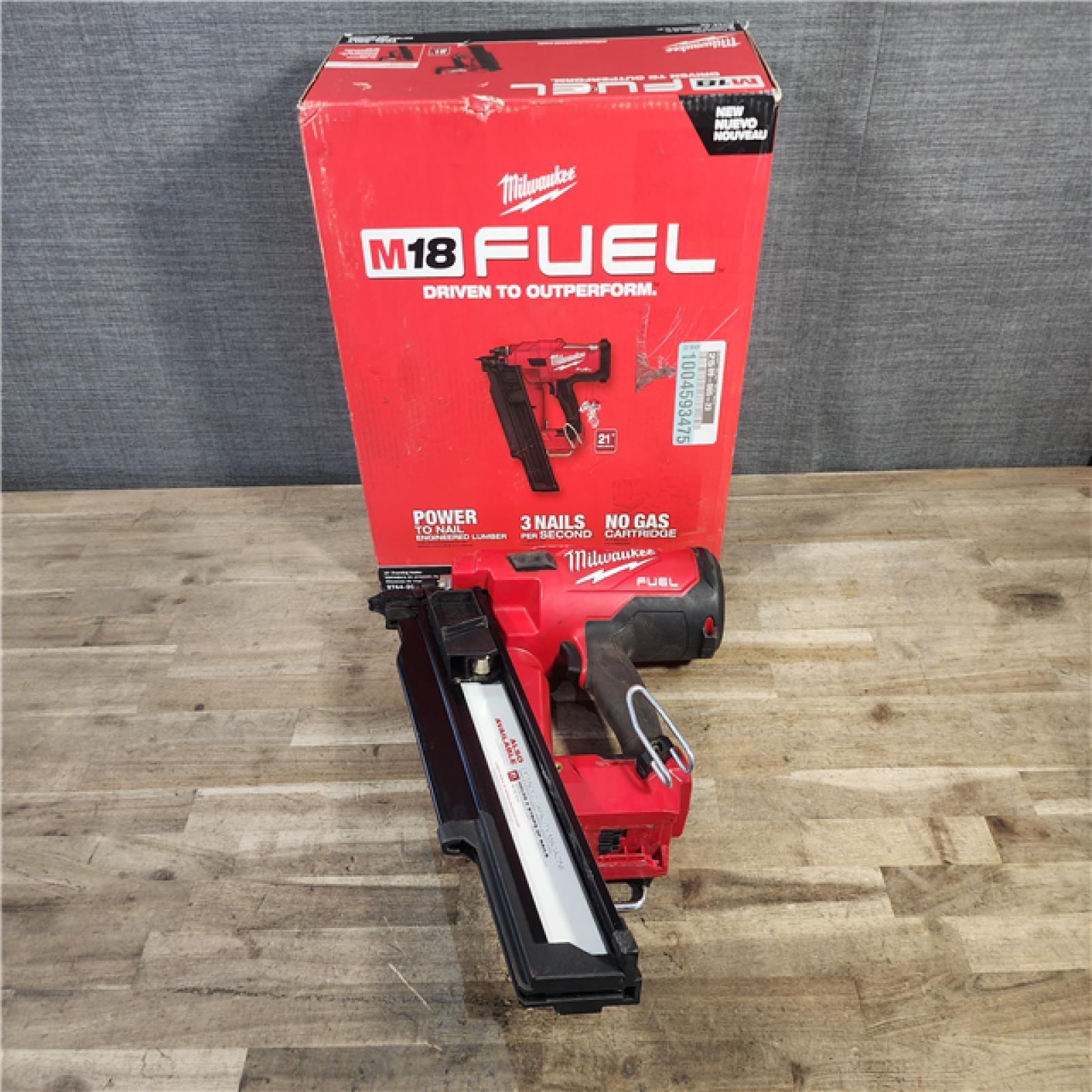 HOUSTON LOCATION - AS-IS Milwaukee 2744-20 M18 FUEL 3-1/2 in. 18V 21-Degree Lithium-Ion Brushless Cordless Framing Nailer (Tool-Only)