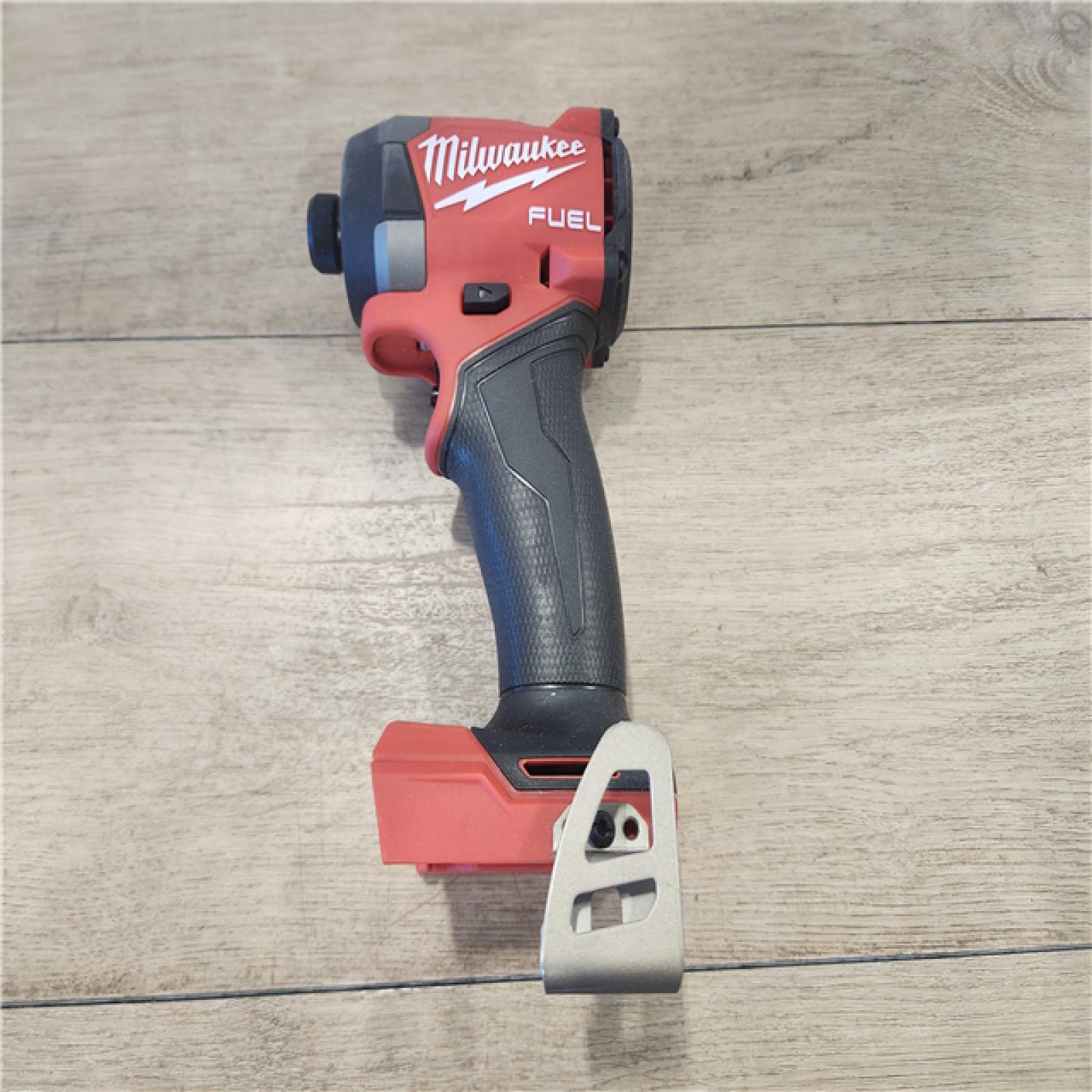 AS-IS- Milwaukee FUEL 18V Lithium-Ion Brushless Cordless 1/4 in. Hex Impact Driver (Tool-Only)