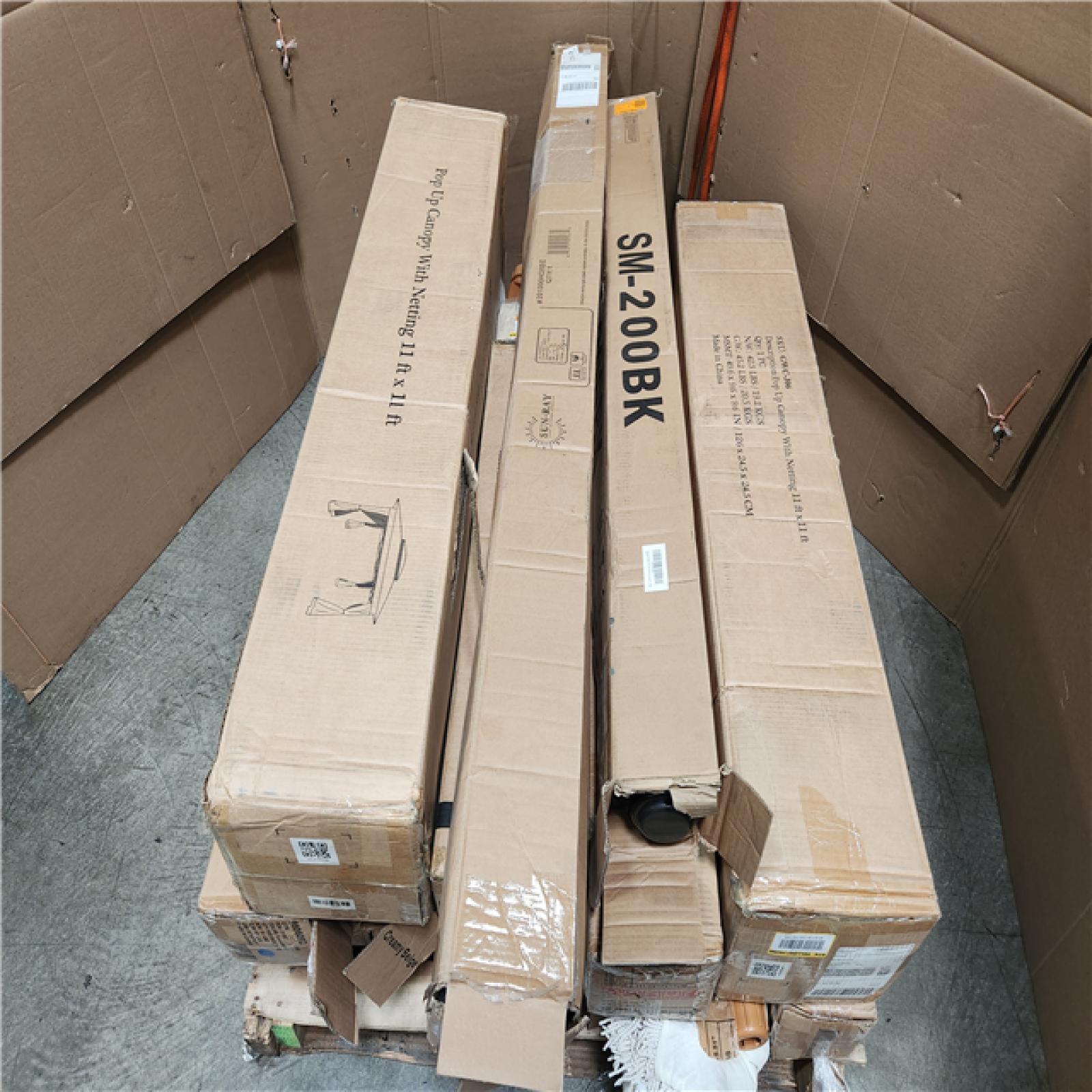 Phoenix AS-IS Mixed Umbrella & Canopy Pallet (13-Boxes)