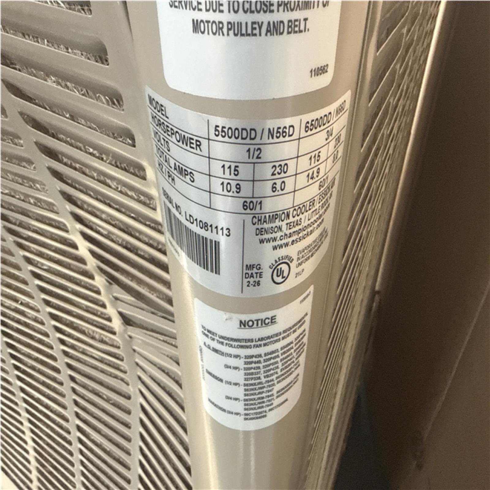 CALIFORNIA AS IS AC UNIT MODEL 5500DD