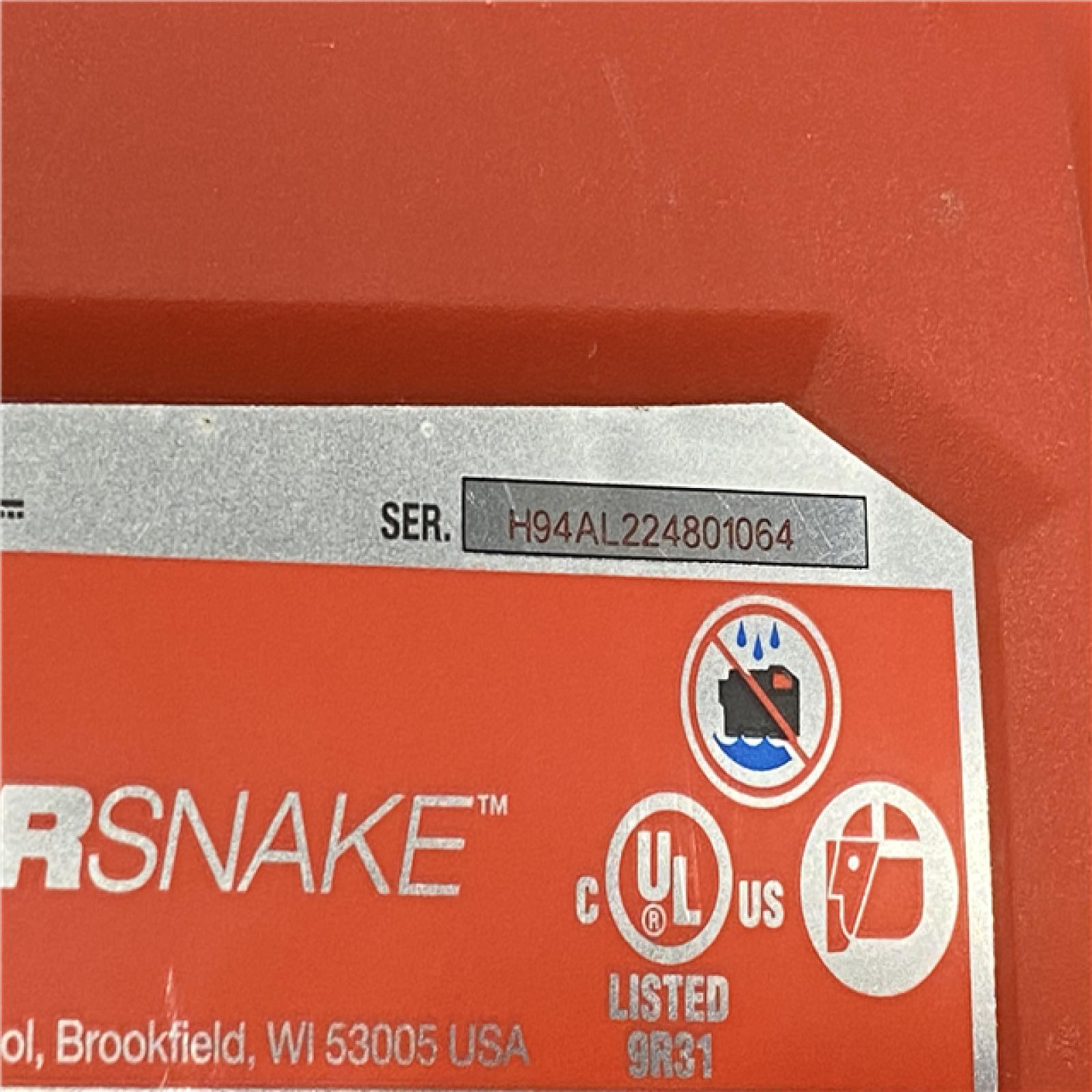 AS-IS Milwaukee 12-Volt Lithium-Ion Cordless Drain Cleaning Airsnake Air Gun Kit