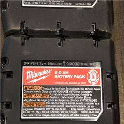 AS-IS M18 18-Volt Lithium-Ion 5.0 Ah Battery and Charger Starter Kit with Tool Bag