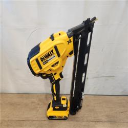 AS-IS- DEWALT 20V MAX XR 15 Ga. Cordless 34 Deg Nailer 20 V