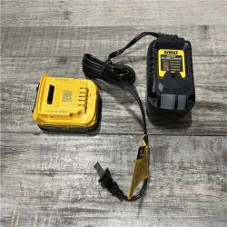 AS-IS DEWALT 20V MAX XR POWERSTACK Lithium-Ion Battery Starter Kit with 1.7Ah Battery and Charger