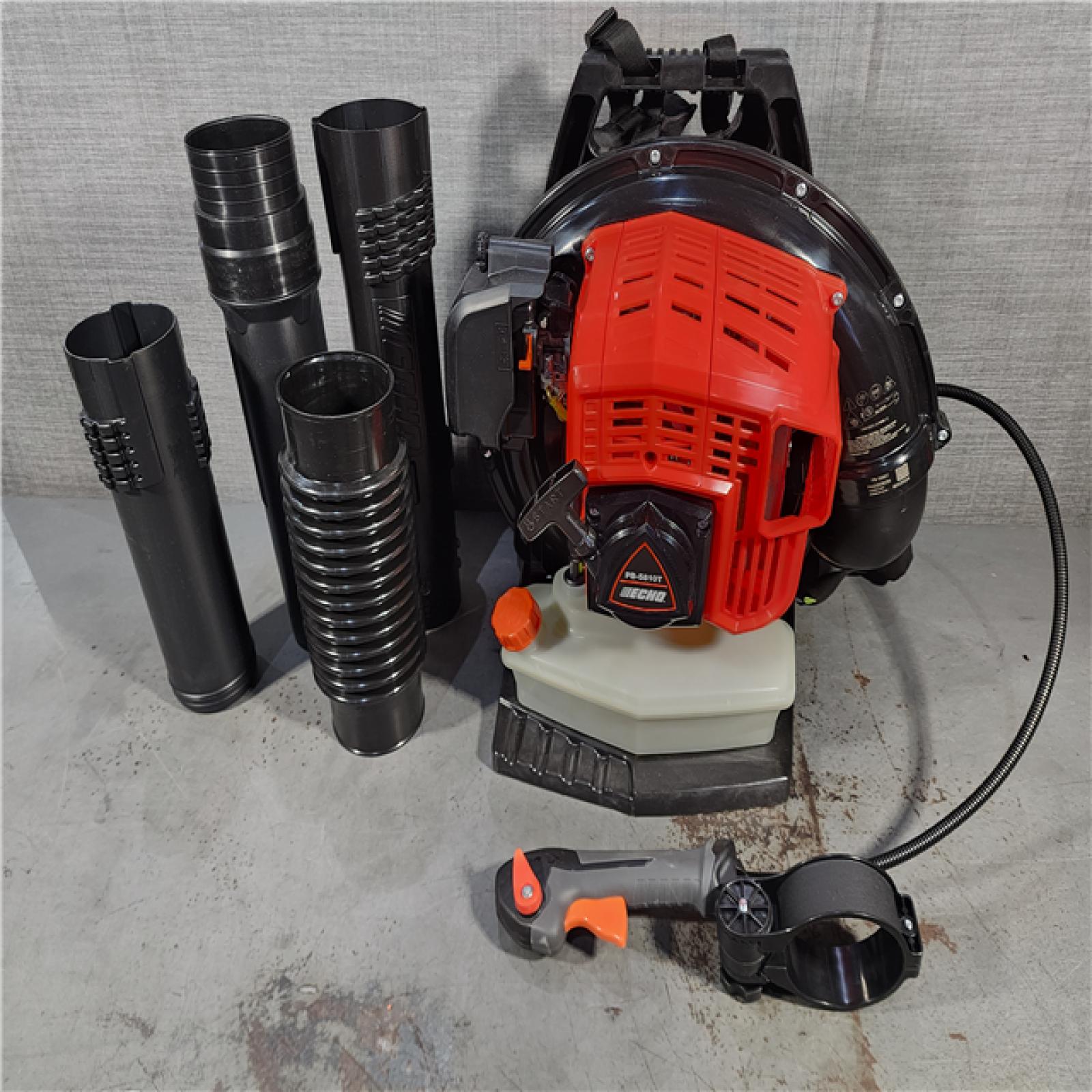 HOUSTON LOCATION - AS-IS ECHO 200 MPH 700 CFM 59.7 Cc Gas Low Exhaust Emission Engine Backpack Leaf Blower with Tube-Mounted Throttle