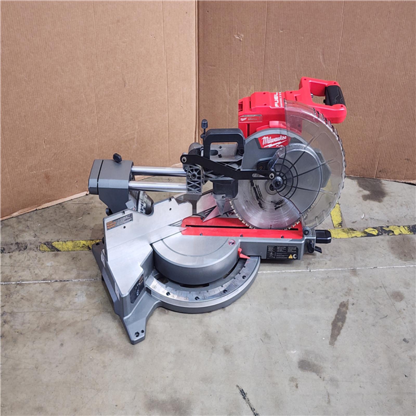 HOUSTON LOCATION - AS-IS M18 FUEL 18V Lithium-Ion Brushless Cordless 12 in. Dual Bevel Sliding Compound Miter Saw (Tool-Only)