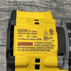 AS-IS DEWALT Atomic 20V Lithium-Ion Cordless Compact 1/2 in. Drill/Driver Kit