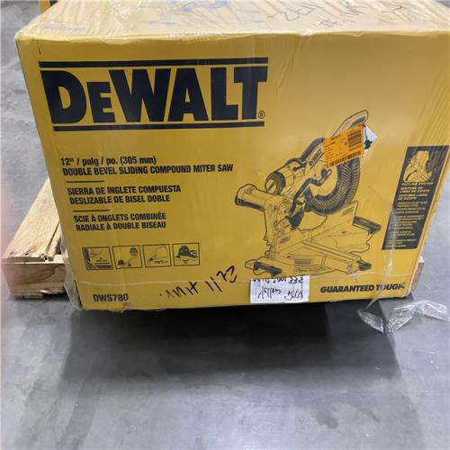 NEW- DEWALT 15 Amp Corded 12 in. Double Bevel Sliding Compound Miter Saw