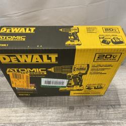 NEW - DEWALT ATOMIC 20-Volt Lithium-Ion Cordless 1/2 in. Compact Hammer Drill Kit