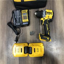 AS-IS  DEWALT 20V XR Lithium-Ion Cordless Brushless 1/2 in. Drill/Driver Kit