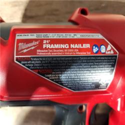HOUSTON LOCATION - AS-IS Milwaukee FUEL 3-1/2 in. 18-Volt 21-Degree Lithium-Ion Brushless Cordless Framing Nailer (Tool-Only)