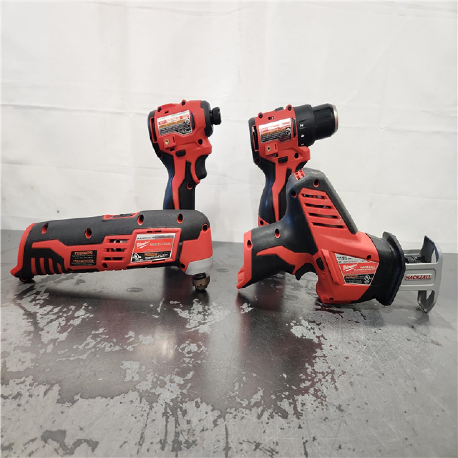 AS-IS- M12 FUEL 12V Lithium-Ion Brushless Cordless Subcompact Brushless 2-Tool Combo Kit