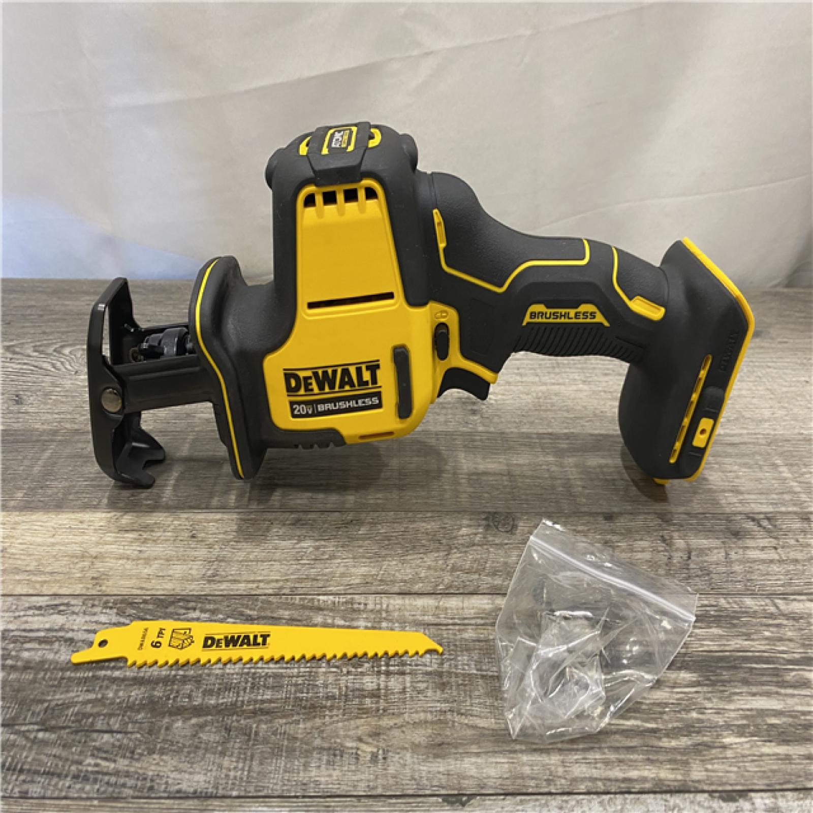 AS-IS DEWALT ATOMIC 20V MAX Cordless Brushless Compact Reciprocating Saw (Tool Only)