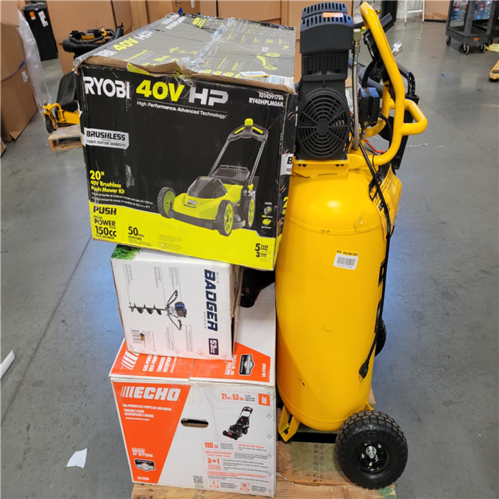 CALIFORNIA AS-IS OUTDOOR POWER EQUIPMENT