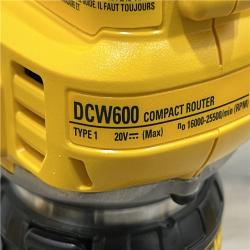 AS-IS DEWALT 20V MAX XR Cordless Brushless Fixed Base Compact Router (Tool Only)