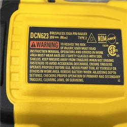 AS-IS DEWALT ATOMIC 20V MAX Lithium Ion Cordless 23 Gauge Pin Nailer (Tool Only)