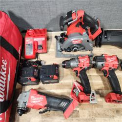 HOUSTON LOCATION - AS-IS Milwaukee FUEL 18V Lithium-Ion Brushless Cordless 6-Tool Combo Kit