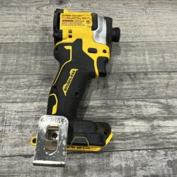 AS-IS DEWALT ATOMIC 20V MAX Lithium-Ion Cordless 1/4 in. Brushless Impact Driver Kit