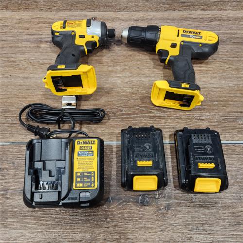 AS-IS DEWALT 20V MAX Lithium-Ion Brushless Cordless 2 Tool Combo Kit