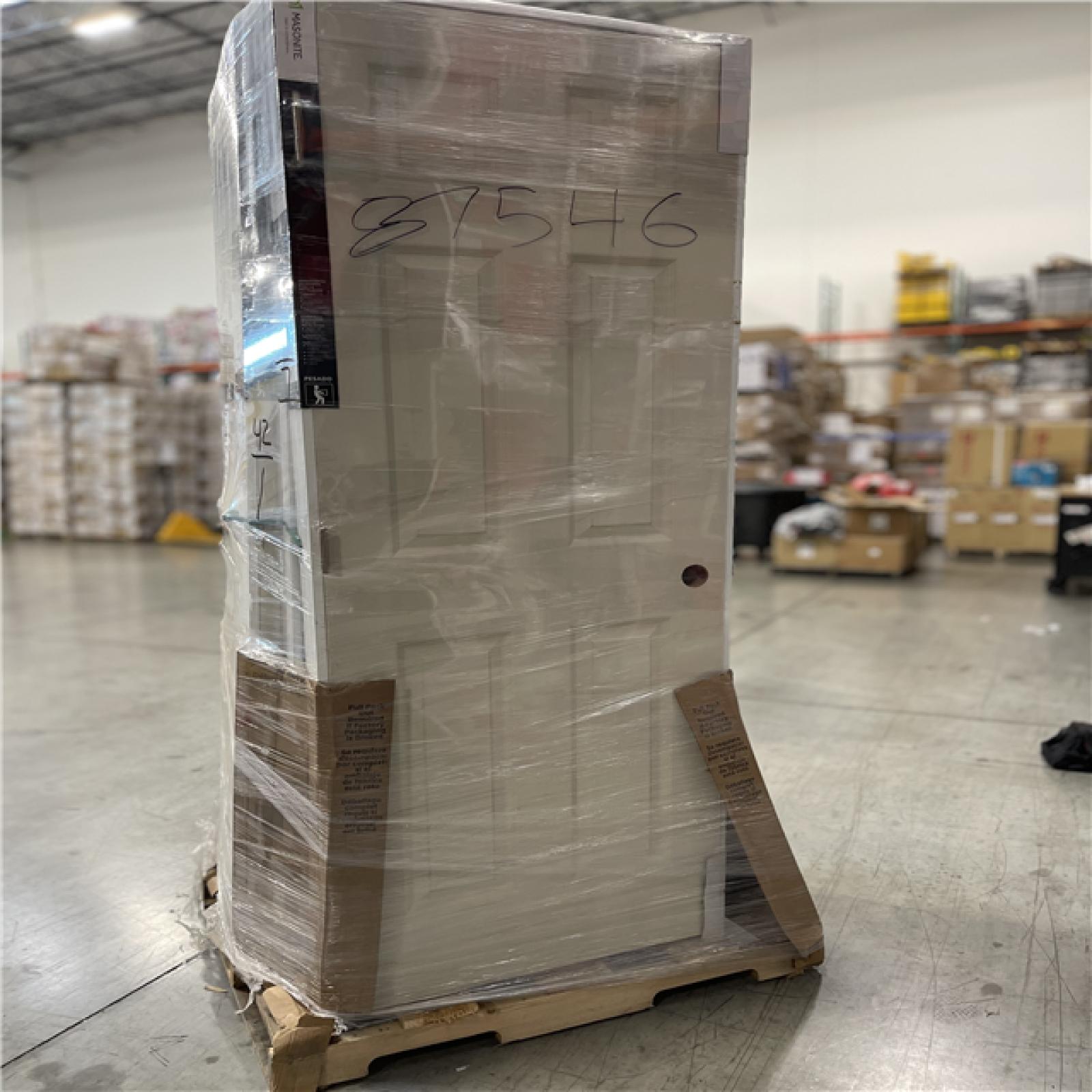 DALLAS LOCATION-NEW!- Masonite 28 In. X 80 In. X 4-9/16 In. Primed 6-Panel Single Prehung Interior Door (6 UNITS)