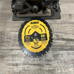 AS-IS DEWALT FLEXVOLT 60V MAX Cordless Brushless 7-1/4 in. Circular Saw with Brake (Tool Only)