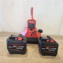 AS-IS- Milwaukee M18 18V Lithium-Ion REDLITHIUM FORGE Starter Kit with Two 12.0 Ah Battery