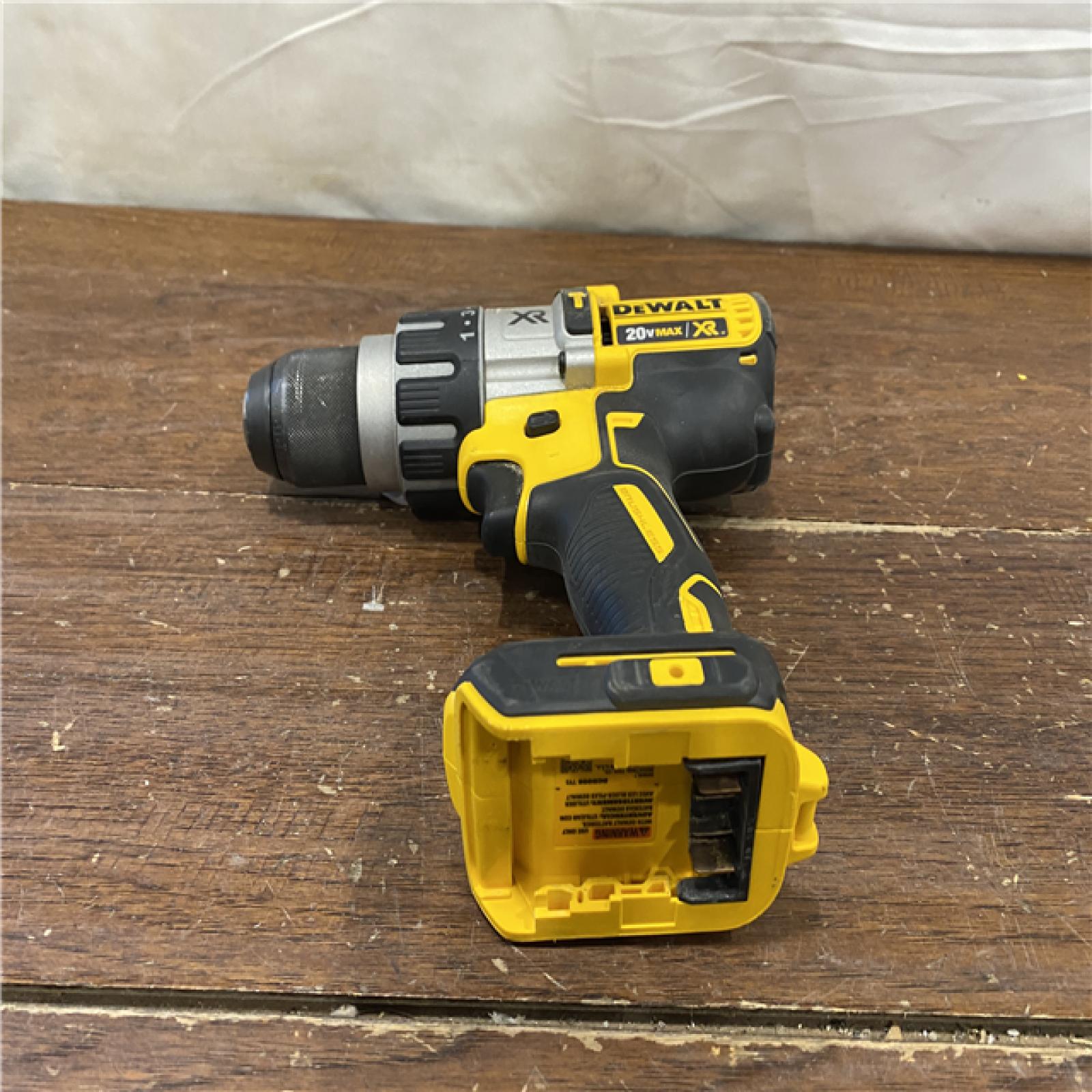 AS-IS DEWALT 20-Volt MAX XR Lithium-Ion Cordless 1/2 in. Premium Brushless Hammer Drill (Tool-Only)