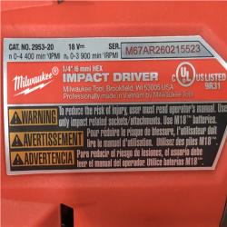 AS-IS Milwaukee FUEL 18V Lithium-Ion Brushless Cordless Hammer Drill and Impact Driver Combo Kit