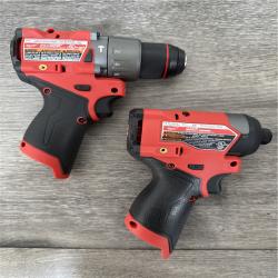 CALIFORNIA AS-IS Milwaukee 2-Tool Combo Kit  Includes (2) Batteries  Charger & Bag; Appears in Excellent Conditin