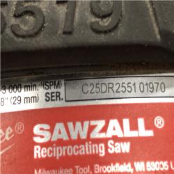AS-IS Milwaukee 12 Amp SAWZALL Reciprocating Saw with Case
