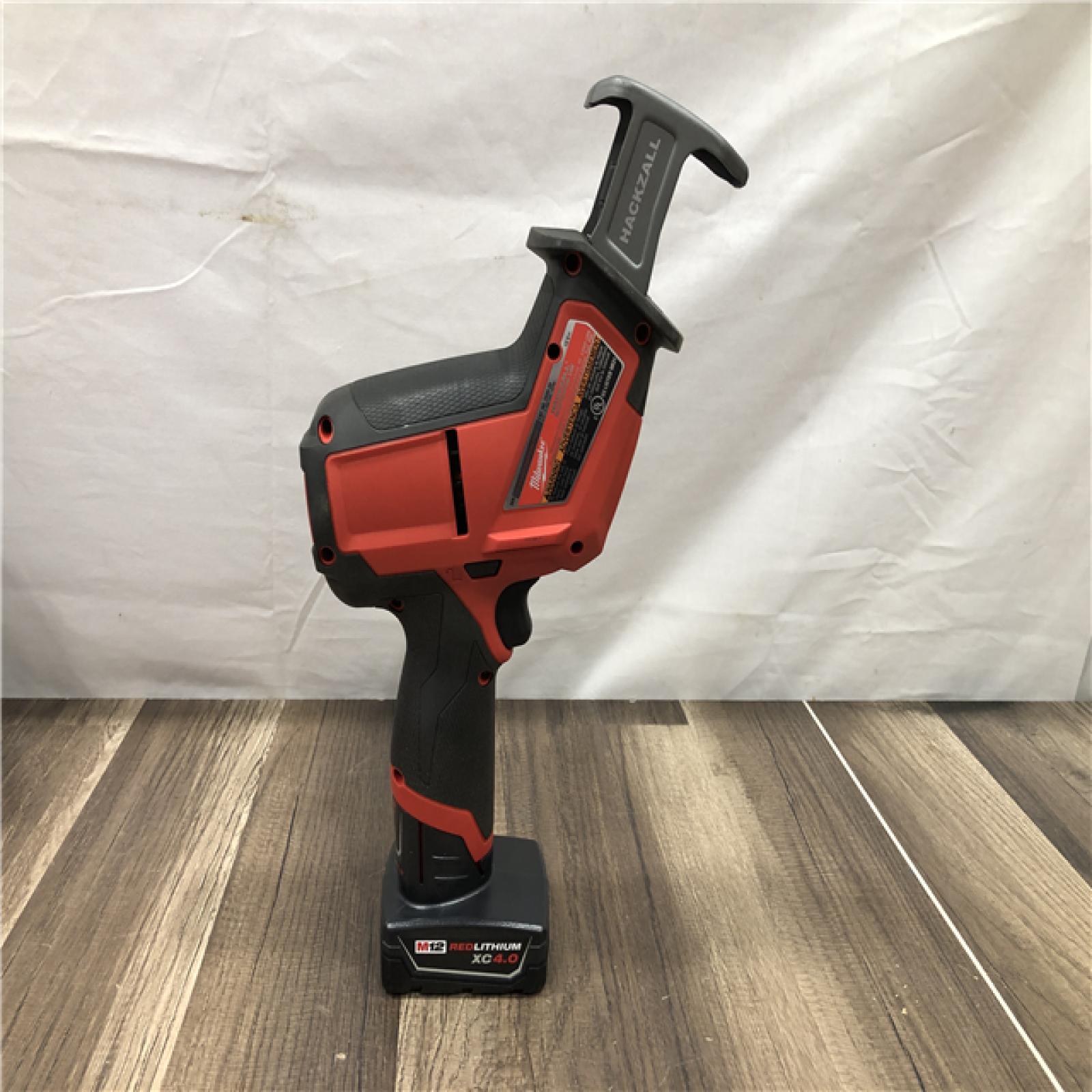 AS-IS Milwaukee  FUEL 12V Lithium-Ion Brushless Cordless HACKZALL Reciprocating Saw Kit