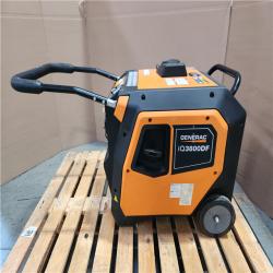 CALIFORNIA AS-IS GENERAC IQ3800DF GAS GENERATOR