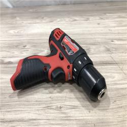 AS-IS Milwaukee 2494-22 M12 Cordless Combination 3/8 Drill / Driver and 1/4 Hex Impact Driver Dual Power Tool Kit