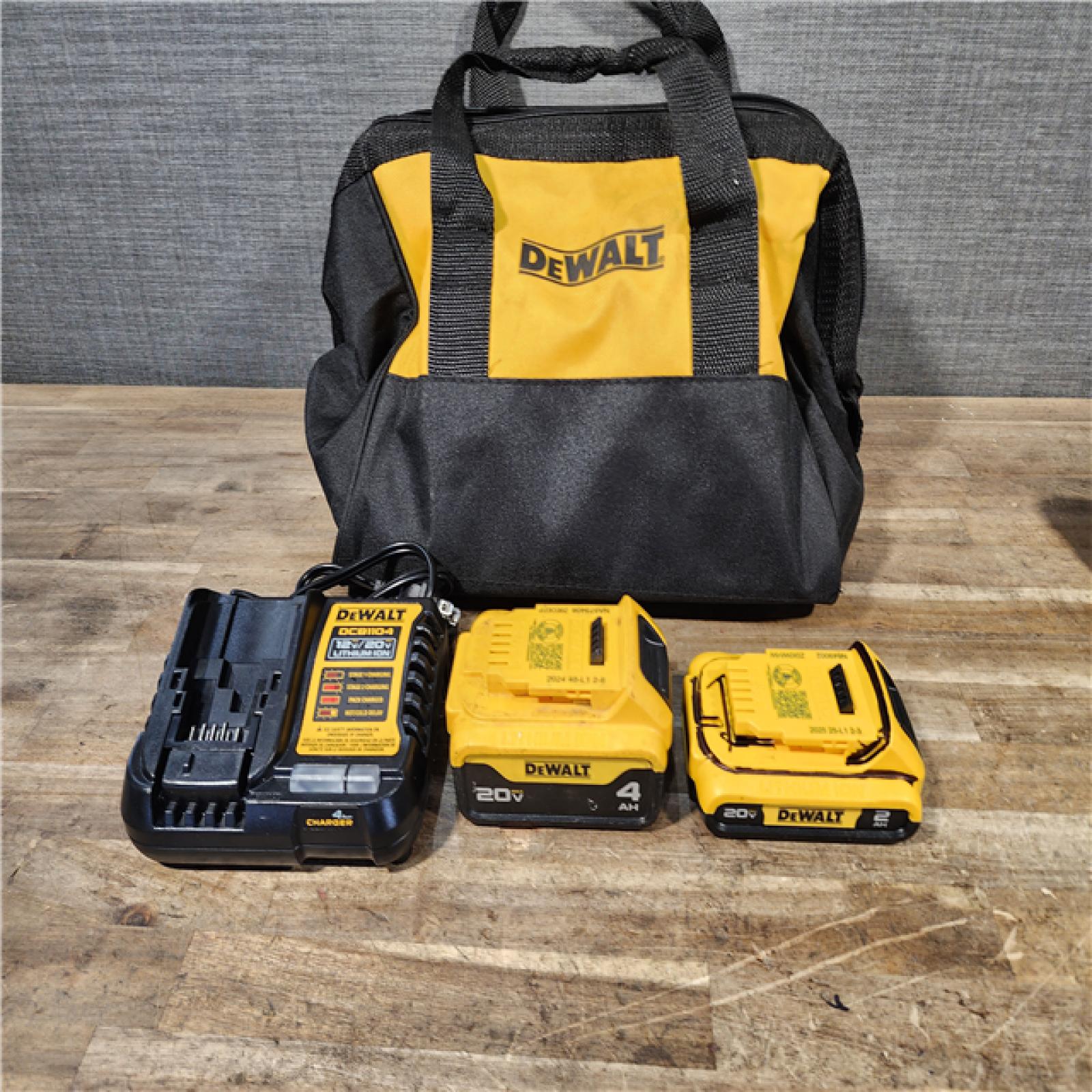 HOUSTON LOCATION - AS-IS DEWALT 2 TOOL COMBO KIT W/ (2) BATTERY & CHARGER