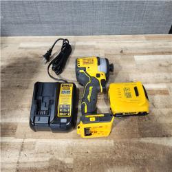 Houston Location AS-IS DEWALT Atomic 20V Max Lithium-Ion Brushless Cordless Compact 1/4 in. Impact Driver Kit