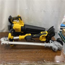 AS-IS 20V MAX Cordless Battery Powered String Trimmer & Blower Combo Kit with (1) 4 Ah Battery & Charger